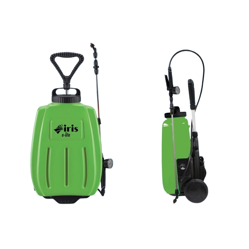 Pompa Irroratrice a Batteria Iris 16L – 12V con Lancia Inox e Regolatore di Pressione