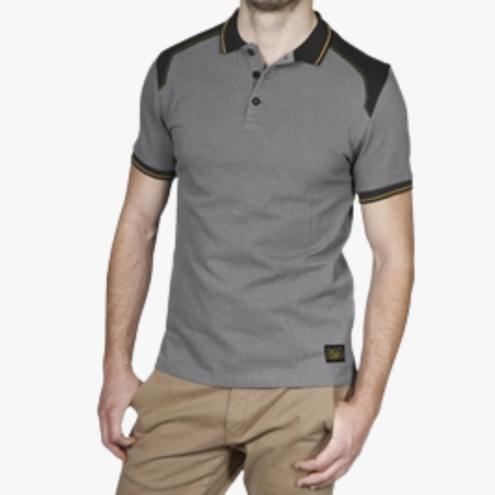 Polo Uomo Lewis Workpol Rica | Manica Corta, Cotone Elasticizzato 220g – Spalle Rinforzate