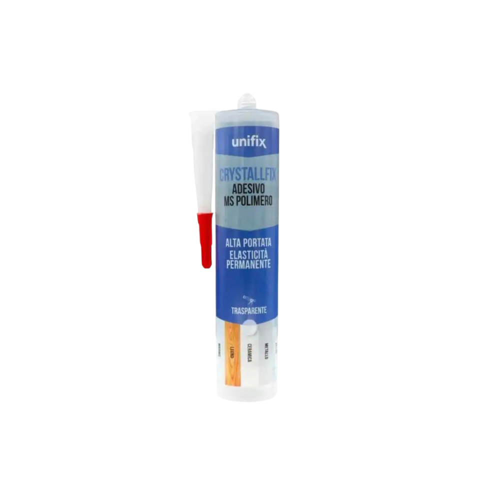 Adesivo Trasparente Polimero MS 310ml – Monocomponente per Edilizia e Termoidraulica