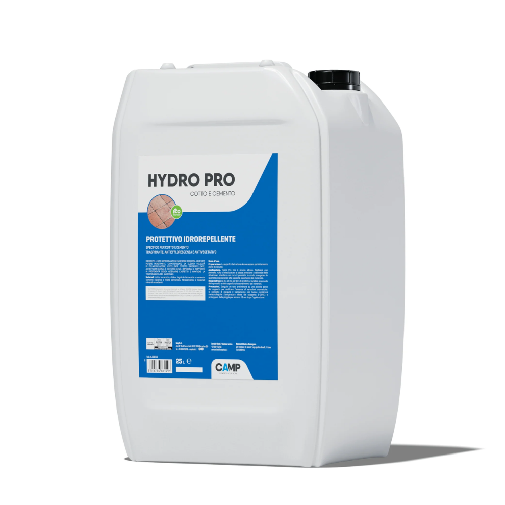 Hydro Pro Eco Cotto e Cemento – Idrorepellente Base Acqua per Materiali Minerali