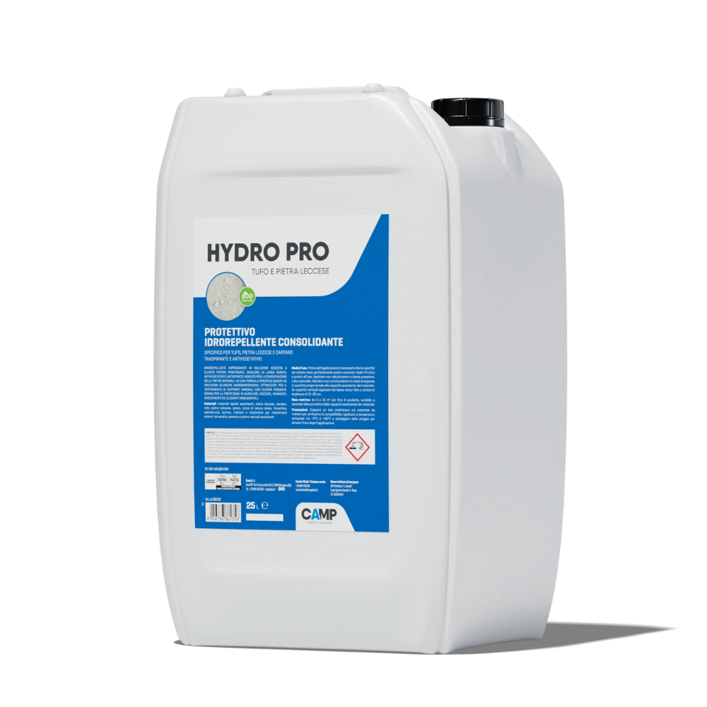 Hydro Pro Eco Tufo e Pietra Leccese – Idrorepellente Base Acqua per Pietre Porose