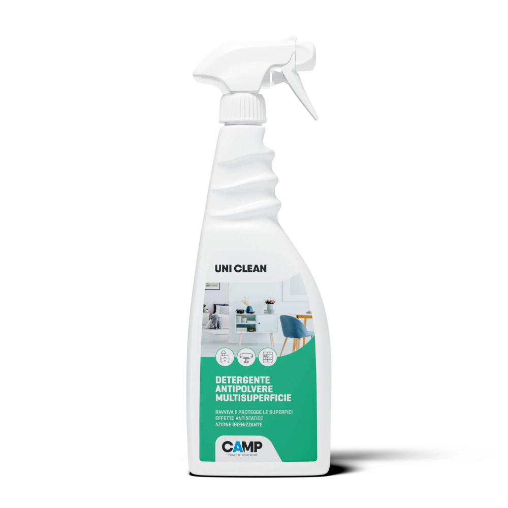 Uni Clean – Detergente Antipolvere Antistatico Multi-Superficie | Pronto all’Uso