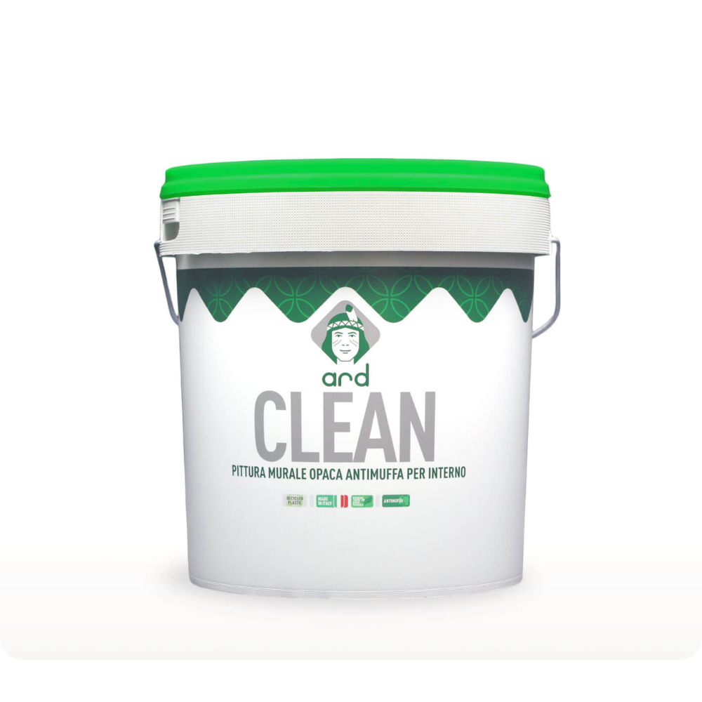 Pittura Murale Opaca Antimuffa – ARD Clean – Interni Bianco