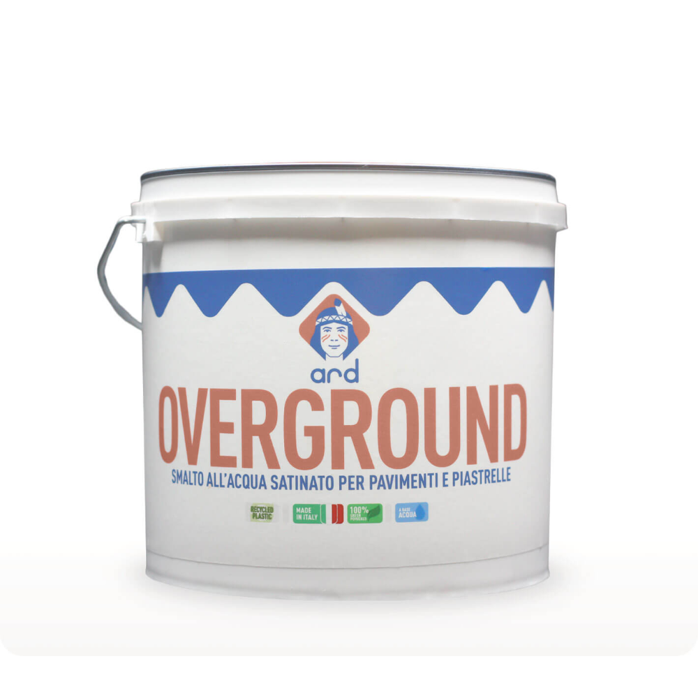 Smalto All’Acqua Satinato per Pavimenti – ARD Overground – Alta Resistenza