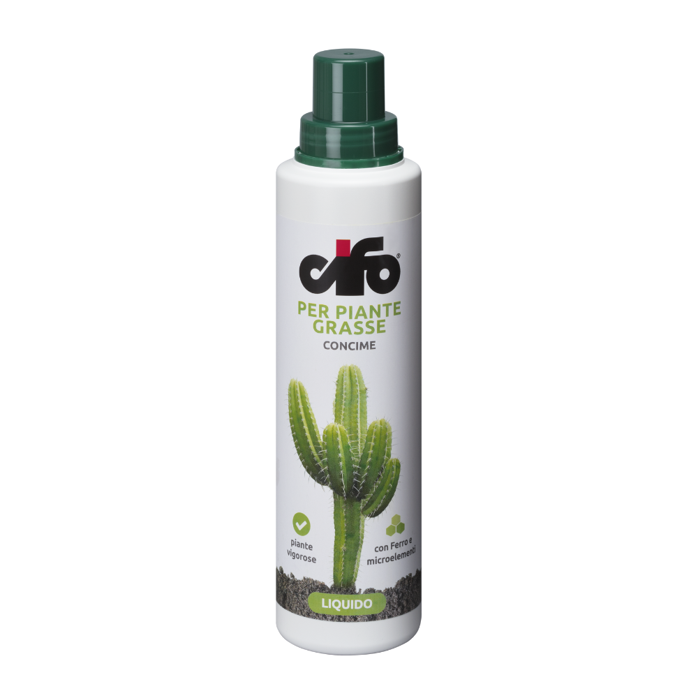 Concime Liquido per Piante Grasse e Succulente Nutrimento Completo per Cactacee Crassulacee e Agavacee