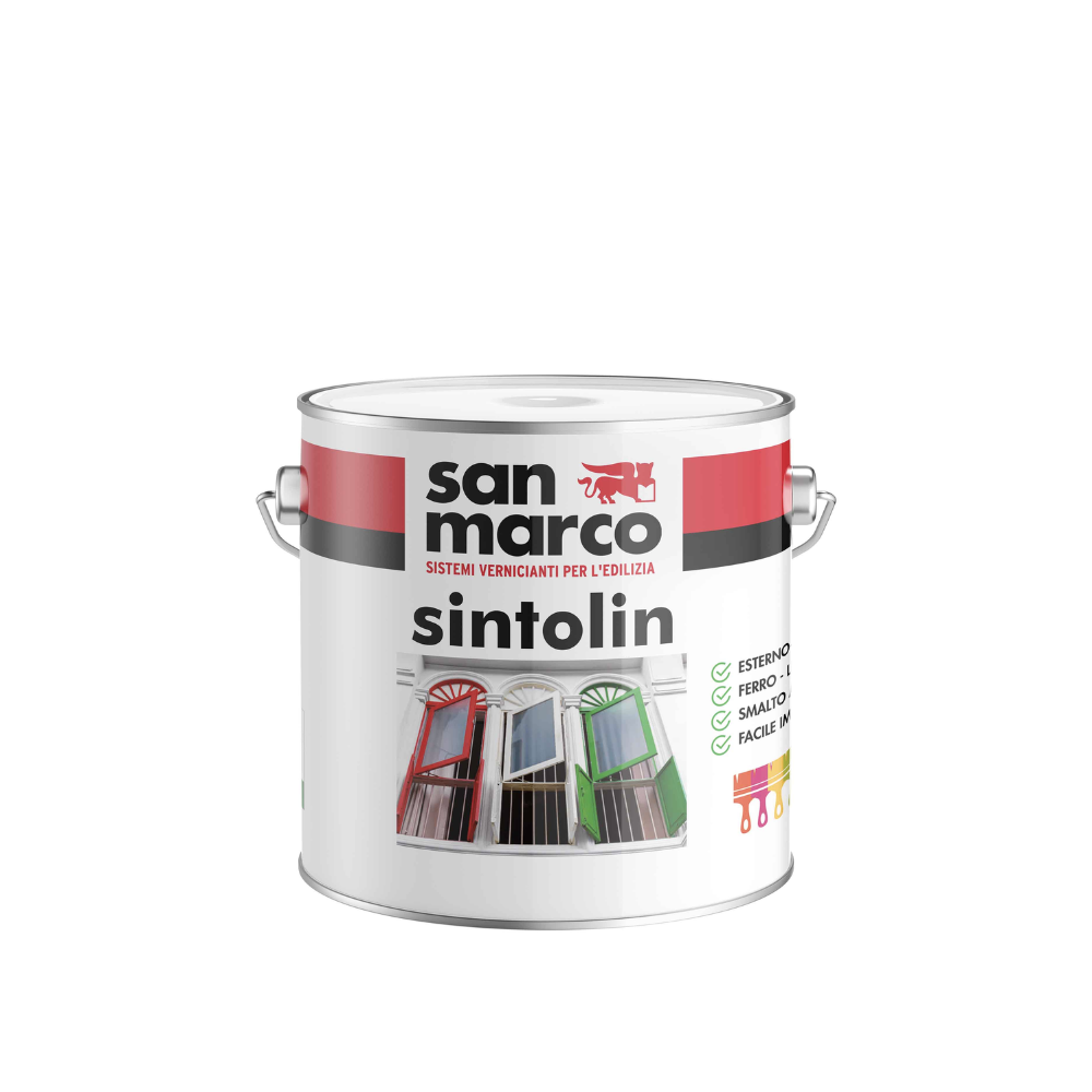 Sintolin Satinato – Smalto Alchidico Antiruggine Universale