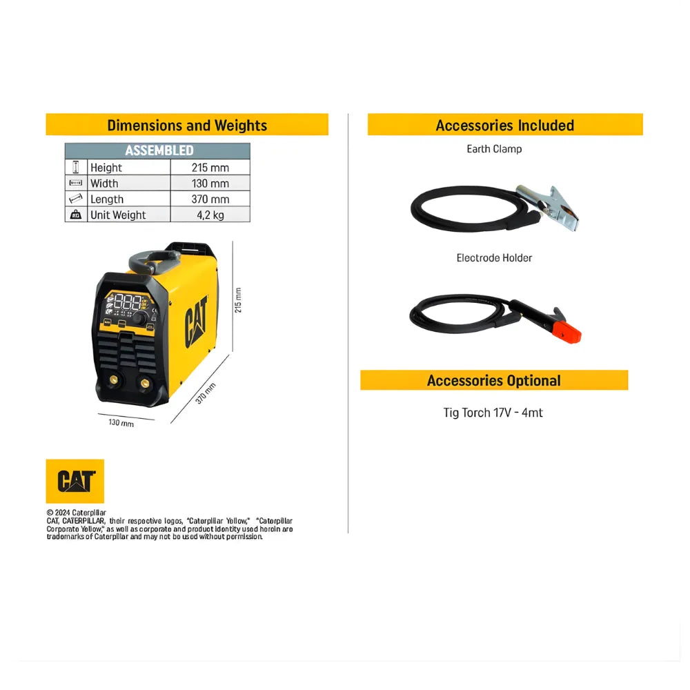 Saldatrice ad Inverter Monofase MMA/TIG DZ1600 160A CAT