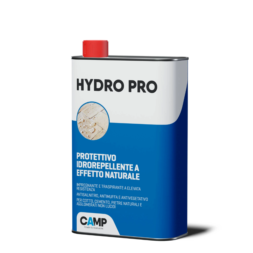 Idrorepellente Universale Base Solvente – Protezione Silossanica per Pavimenti e Facciate Camp Hidro Pro