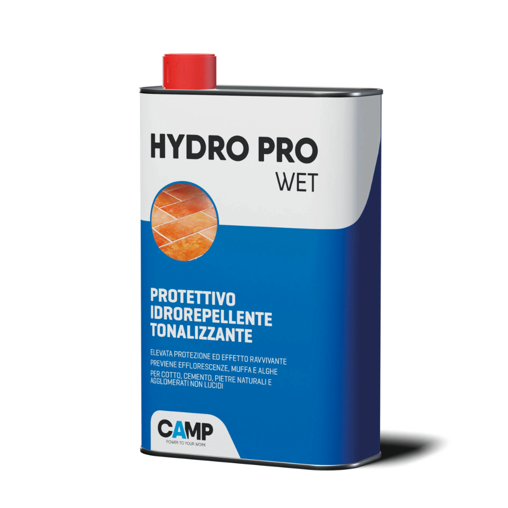 Idrorepellente Ravvivante Base Solvente – Protezione e Effetto Bagnato per Pietre e Cotto Hidro Pro Wet