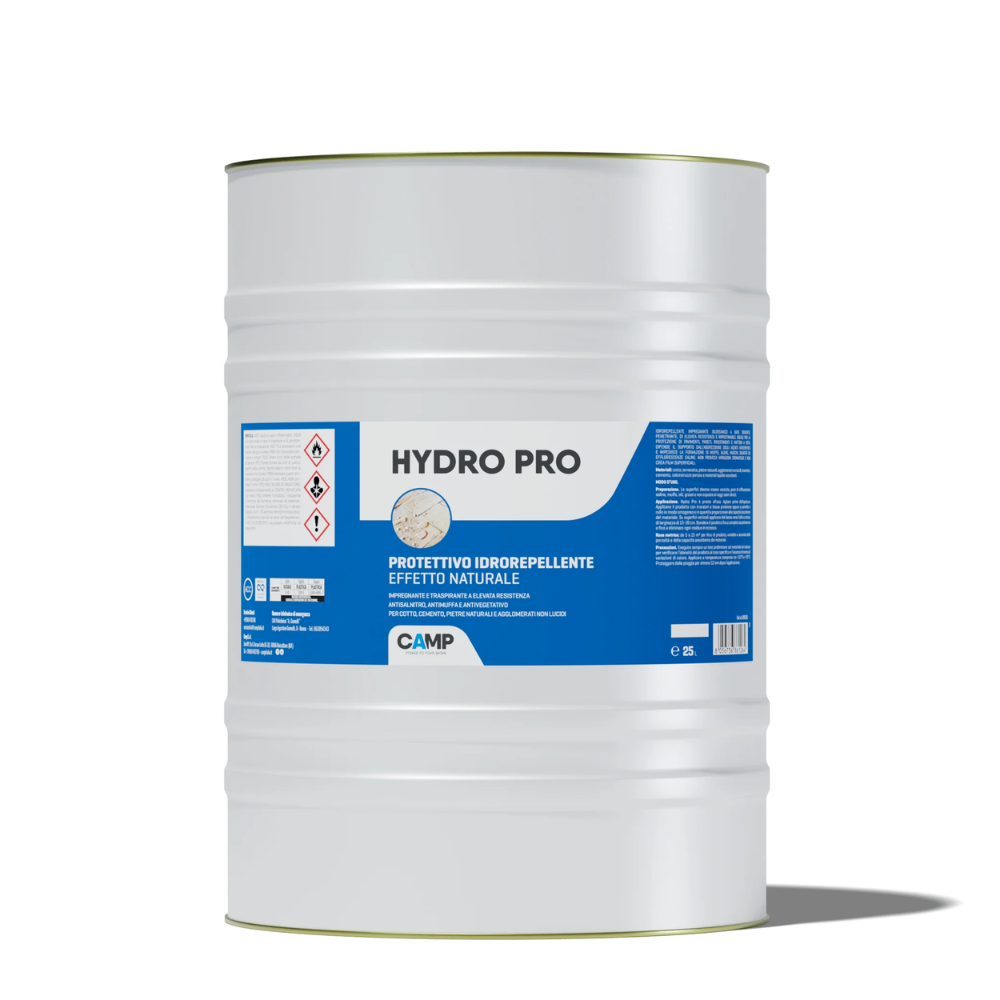 Idrorepellente Universale Base Solvente – Protezione Silossanica per Pavimenti e Facciate Camp Hidro Pro