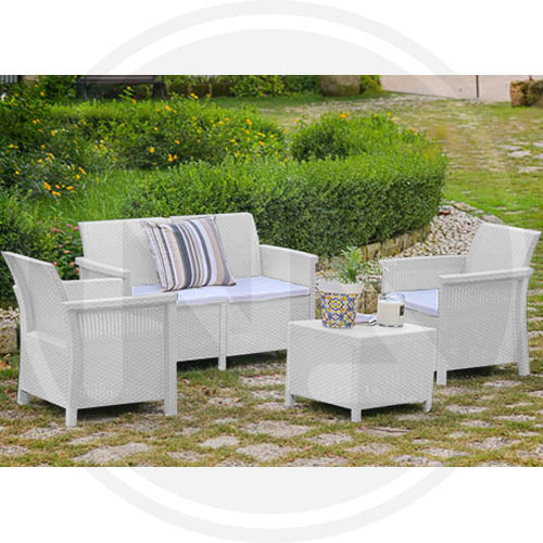 Arredo Esterno Resina 5 Posti – Set da Giardino Pratico e Durevole