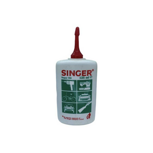 Singer Super Oil – Olio Minerale 125 ml per Lubrificazione Macchina da cucire