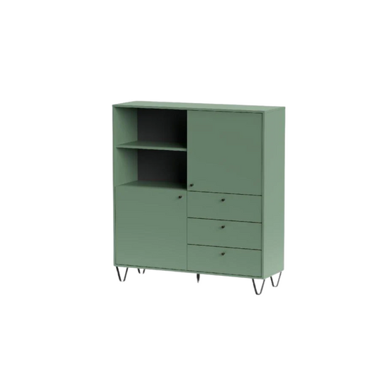 Mobile Aldo AL6 2 ante + 3 cassetti + vano 123x40x135 cm
”