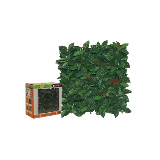 Siepe Artificiale in Pannelli Brixo Squaregreen Platano | 3 m² – Modulare, Resistente ai Raggi UV e Facile da Installare