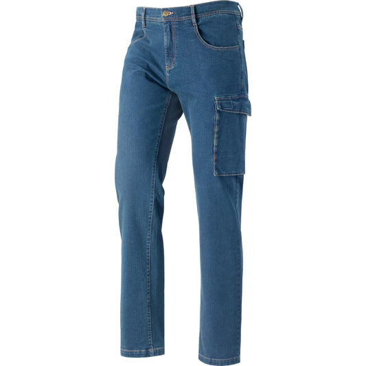 Jeans Cargo Neri Creek Uomo – Tasche Multiple e Doppie Impunture