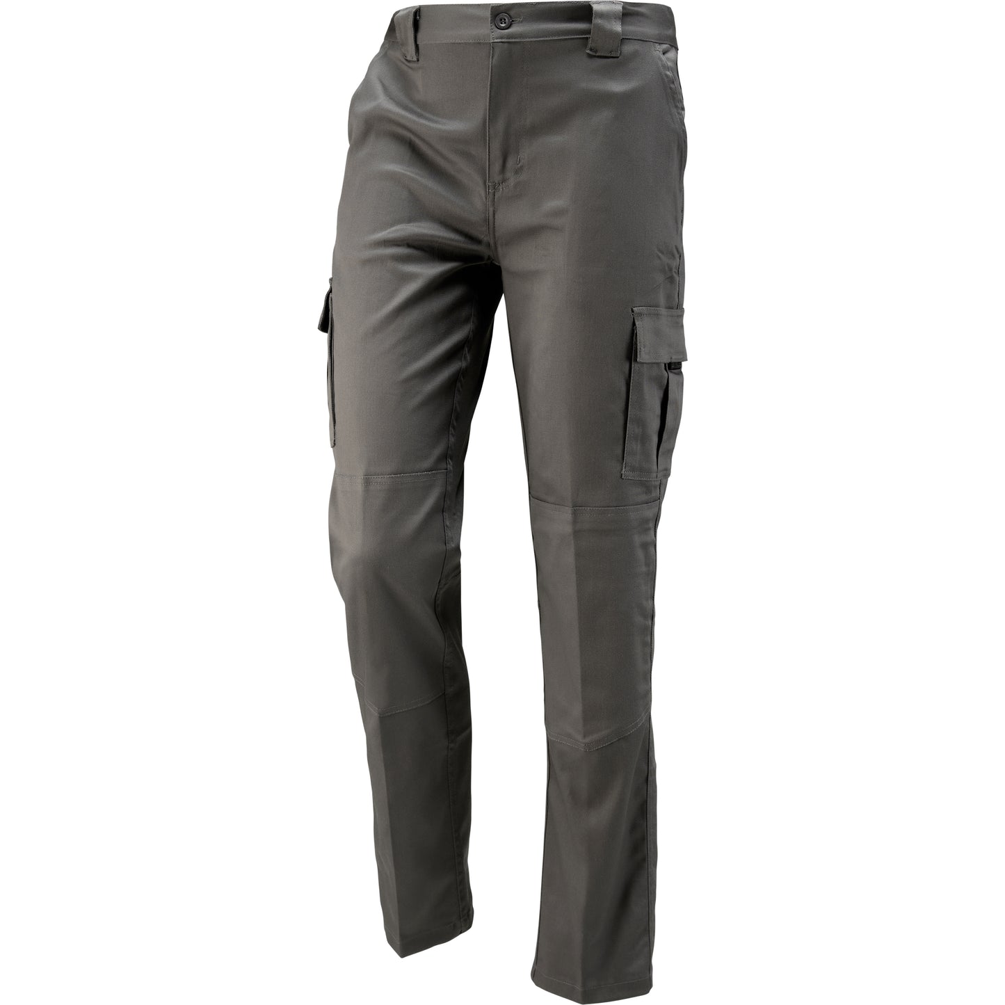 Pantalone da Lavoro NERI DENVER in Cotone ed Elastan con Tasche Cargo e Rinforzi Ginocchia – Grigio