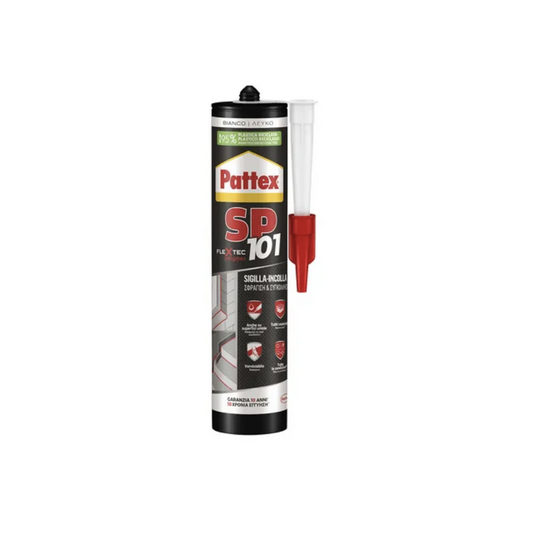PATTEX SP101 Sigillante Neutro Flextec™ 310ml – Alta Resistenza per Vetri, Ceramica e Metalli