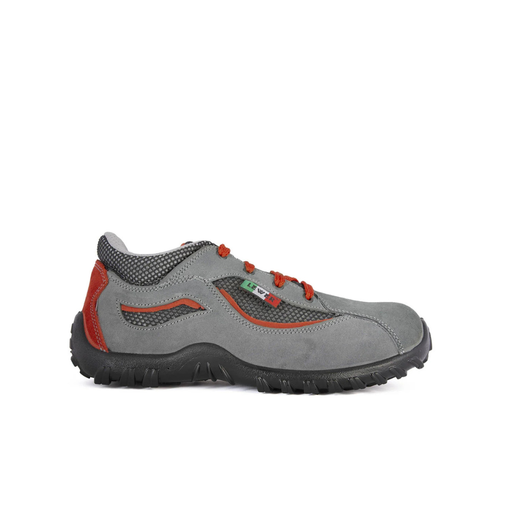 Scarpe Antinfortunistiche LEWER VIETRI in Pelle Scamosciata e Rete con Puntale in Alluminio
