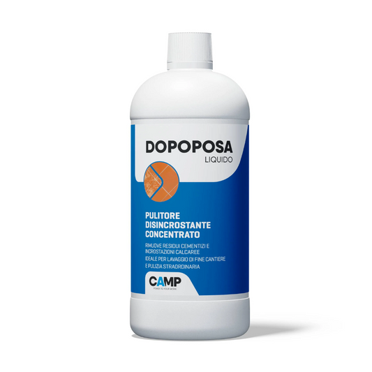 Dopoposa – Disincrostante Acido Concentrato per Pulizia Post-Posa di Pavimenti e Rivestimenti