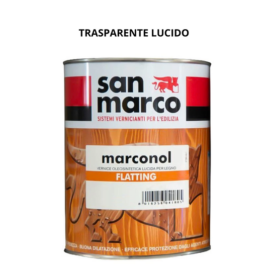 Vernice Flatting Brillante per Legno – San Marco Marconol – Protettiva Interni/Esterni