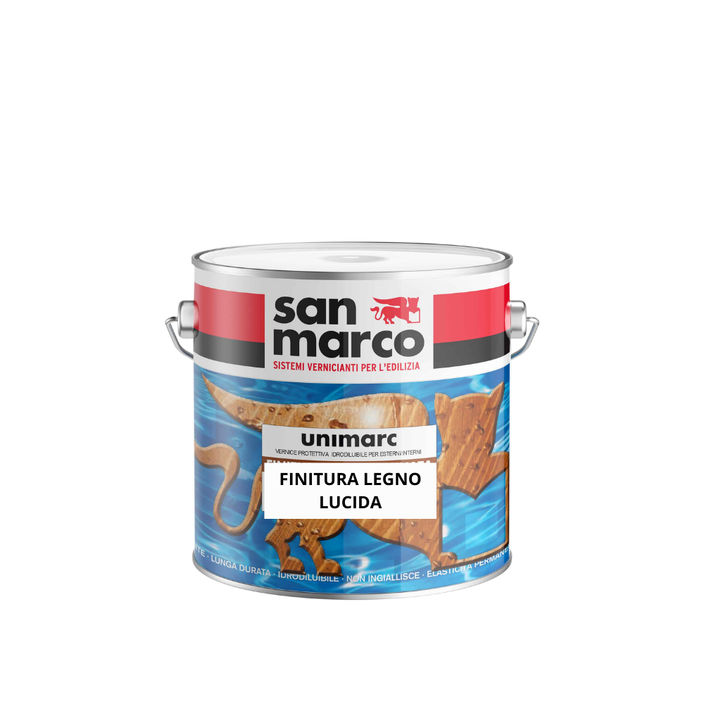 Unimarc Finitura Legno – Vernice Protettiva Trasparente ad Acqua per Interni ed Esterni