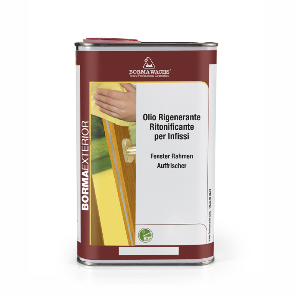 Olio Rigenerante e Ritonificante per Infissi in Legno – Protezione e Restauro