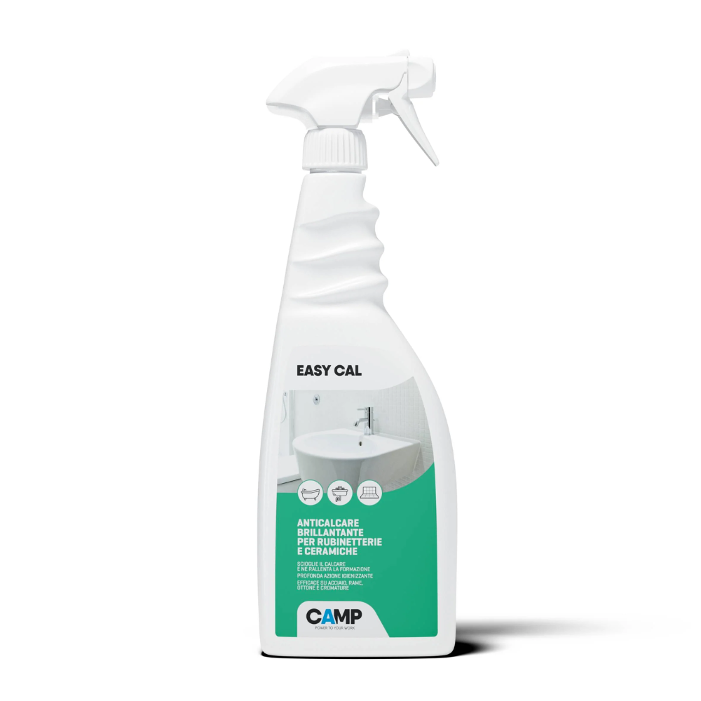 Easy Call – Anticalcare Brillante Antigoccia | Detergente Pronto all’Uso per Rubinetterie e Sanitari