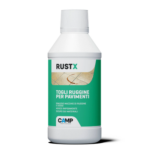 Rust X – Togli Ruggine per Pavimenti e Rivestimenti | Pulitore Disincrostante per Pietre e Ceramica