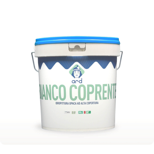 Idropittura Opaca - Bianco Coprente – Alta Copertura per Interni
