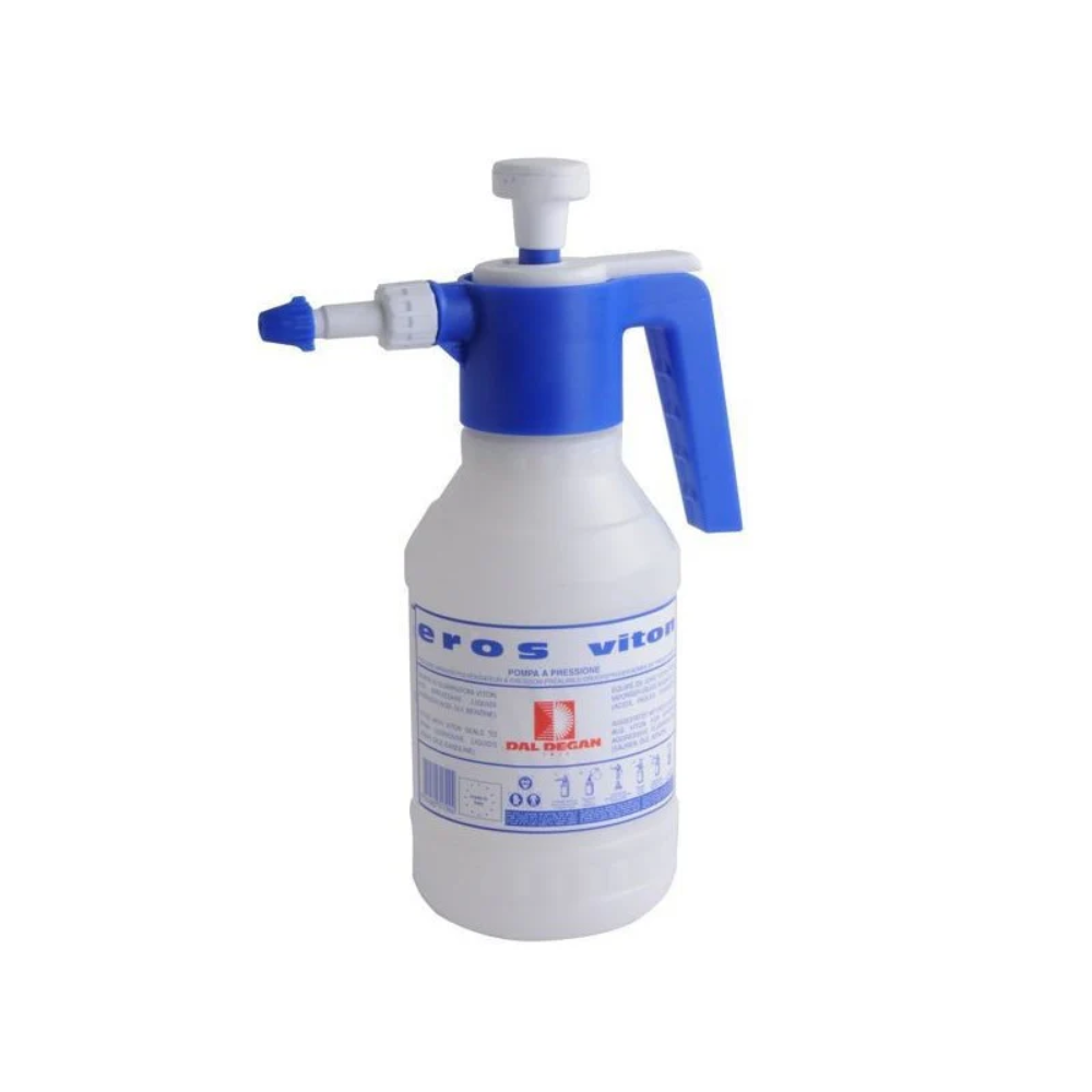 Pompa a Pressione Eros Daldegan FKM 2L – Guarnizioni Viton, Serbatoio Polipropilene, Ugello Nylon