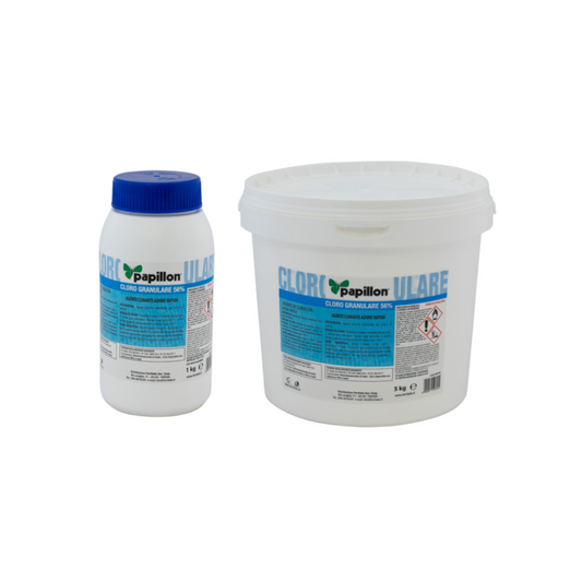 Cloro Granulare 56% Papillon – Disinfezione Rapida per Piscine