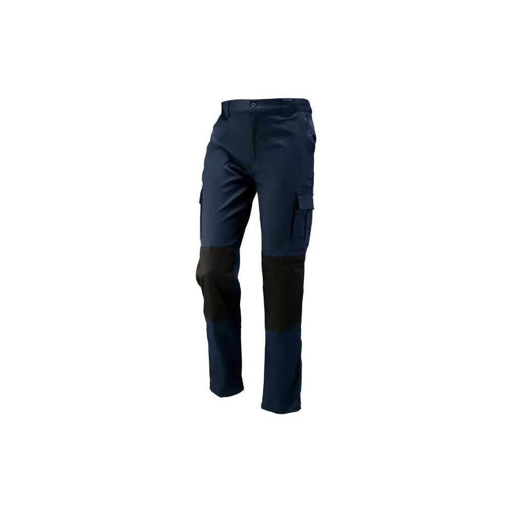 Pantalone Multitasche Pesante con Rinforzo alle Ginocchia Neri Boston Winter