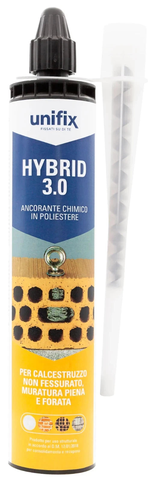 Ancorante Chimico Bicomponente Poliestere Hybrid 3.0 Unifix