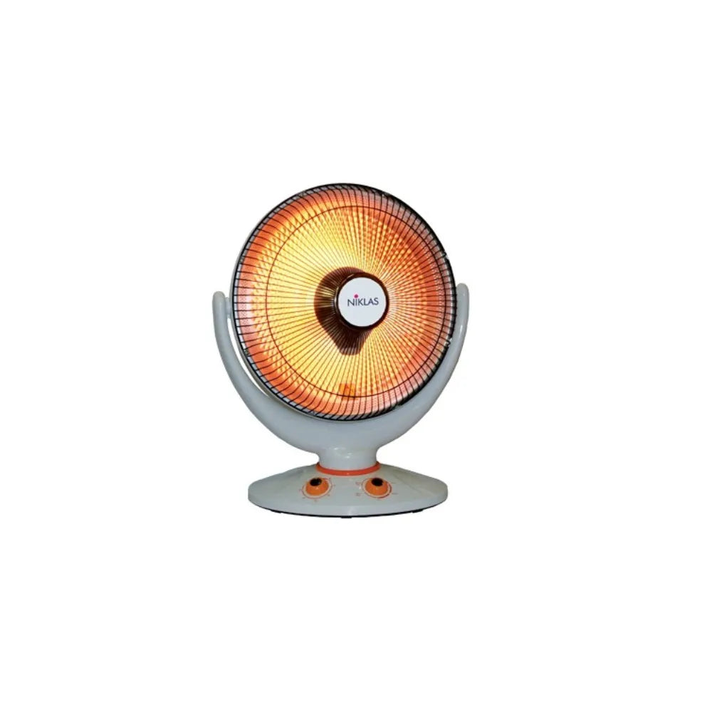 Stufa Alogena Niklas Sole Mio a Parabola 500/1000W – Riscaldamento Rapido